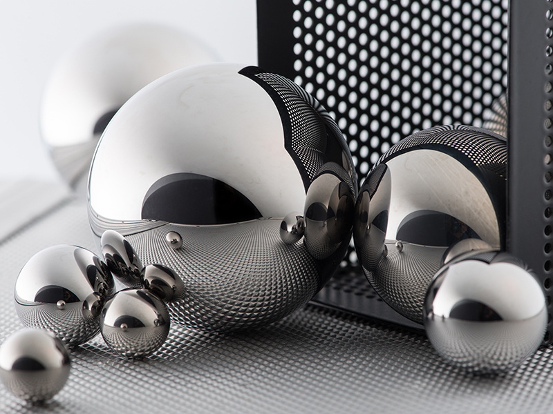 Bola de aço cromado