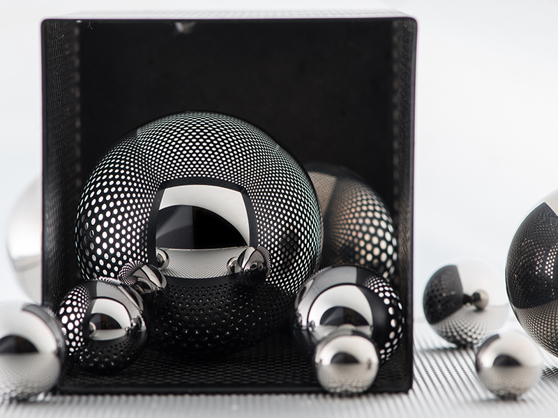 Bola de aço cromado